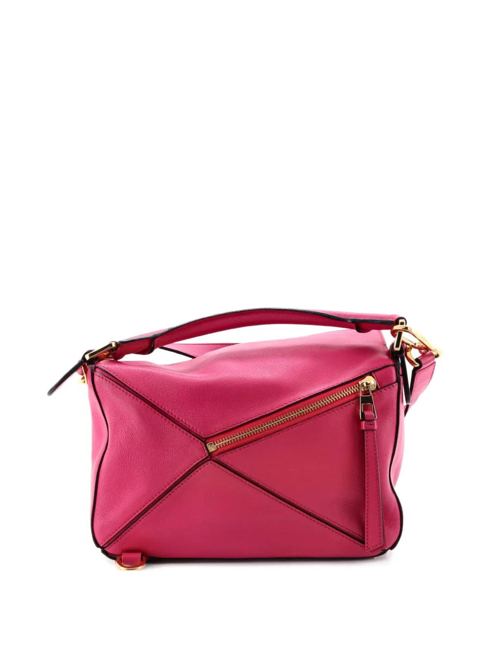 Puzzle Bag Leather Small Satchel
