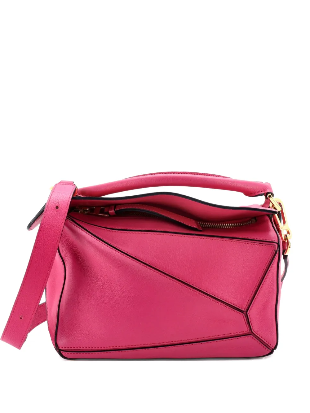 Loewe Pre-Owned Puzzle Bag Leather Small satchel - Pink