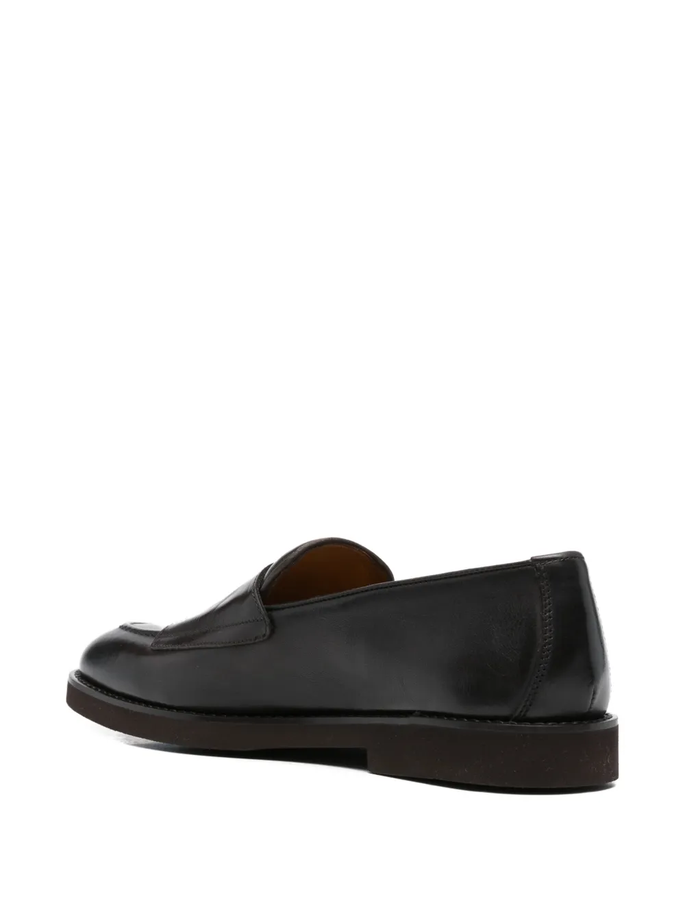 Doucal's Leren loafers Bruin