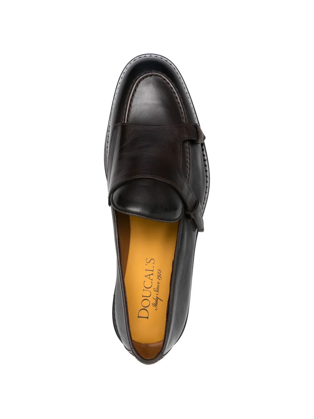 Doucal's Leren loafers Bruin