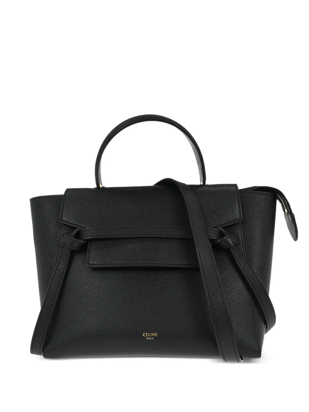 Celine Pre-Owned 2019 belt tote bag - Nero