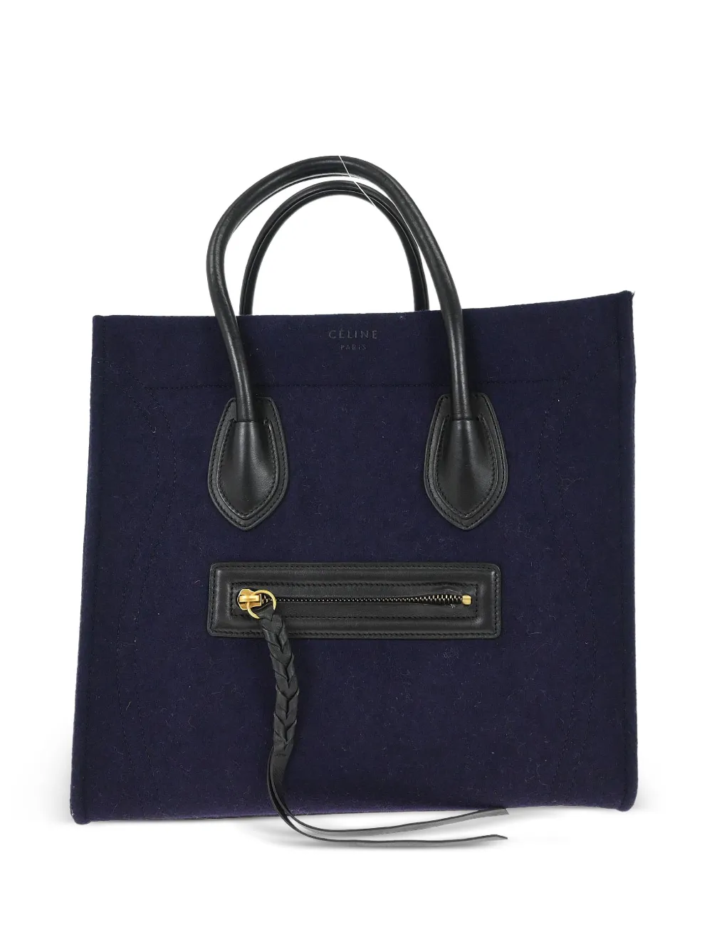 Celine Pre-Owned 2014 top-handle luggage tote bag - Blu