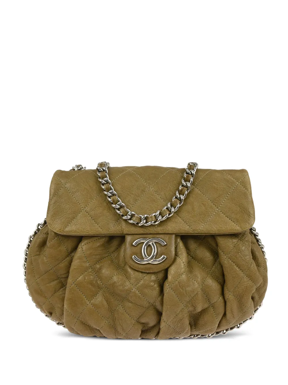 CHANEL Pre-Owned chain around shoulder bag - Marrone