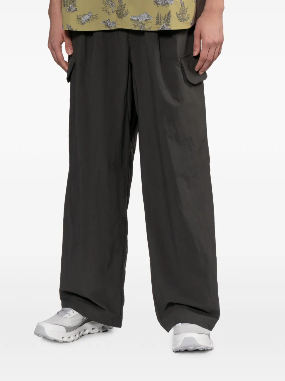  And Wander Cargo Trousers - Grey 