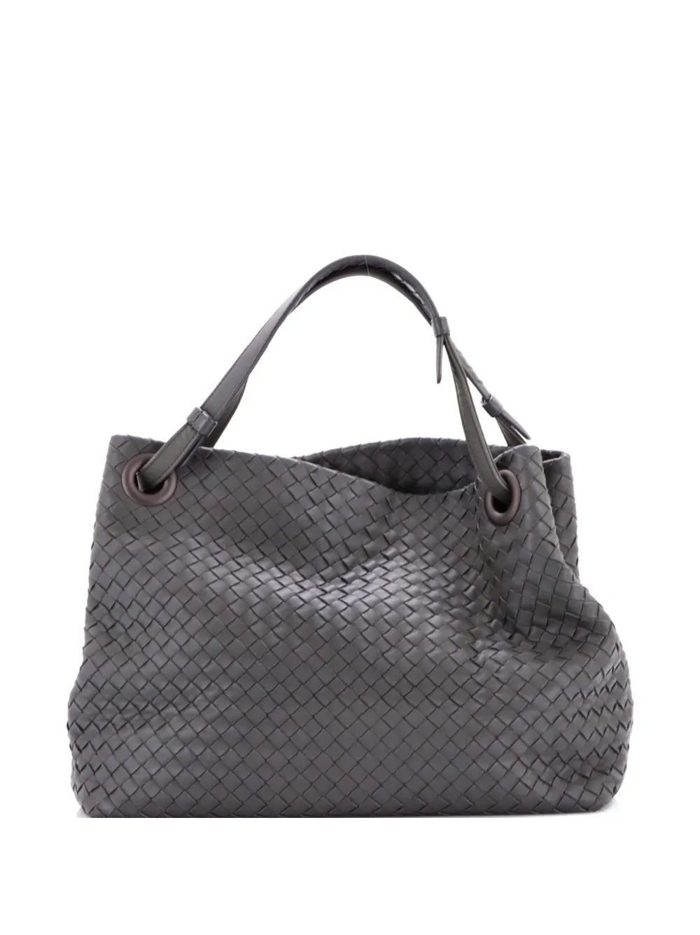 Bottega Veneta Pre-Owned Bella Intrecciato Nappa Medium tote bag - Grigio
