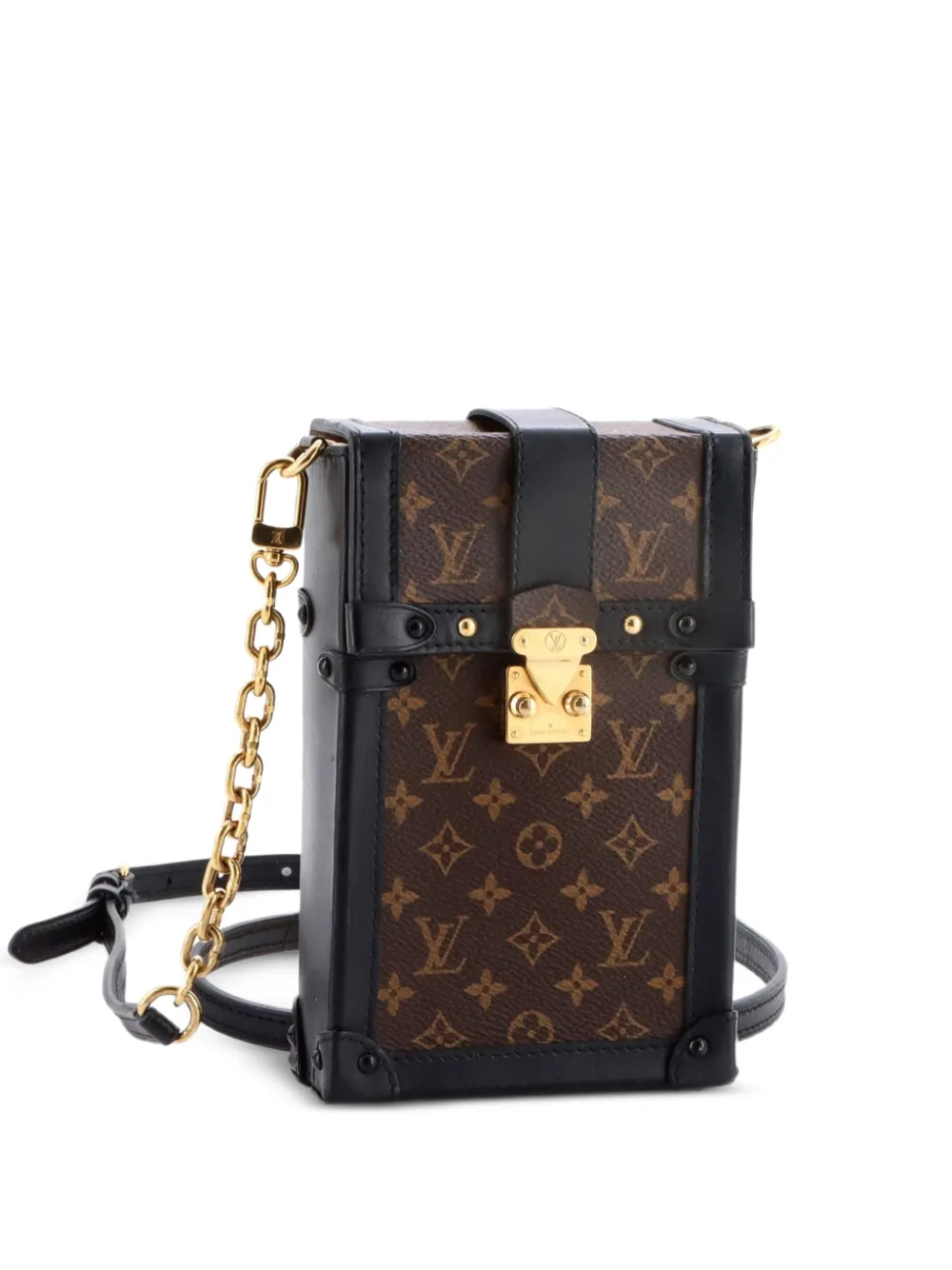 Louis Vuitton Pre-Owned Vertical Trunk Pochette Monogram Canvas crossbody bag - Nero
