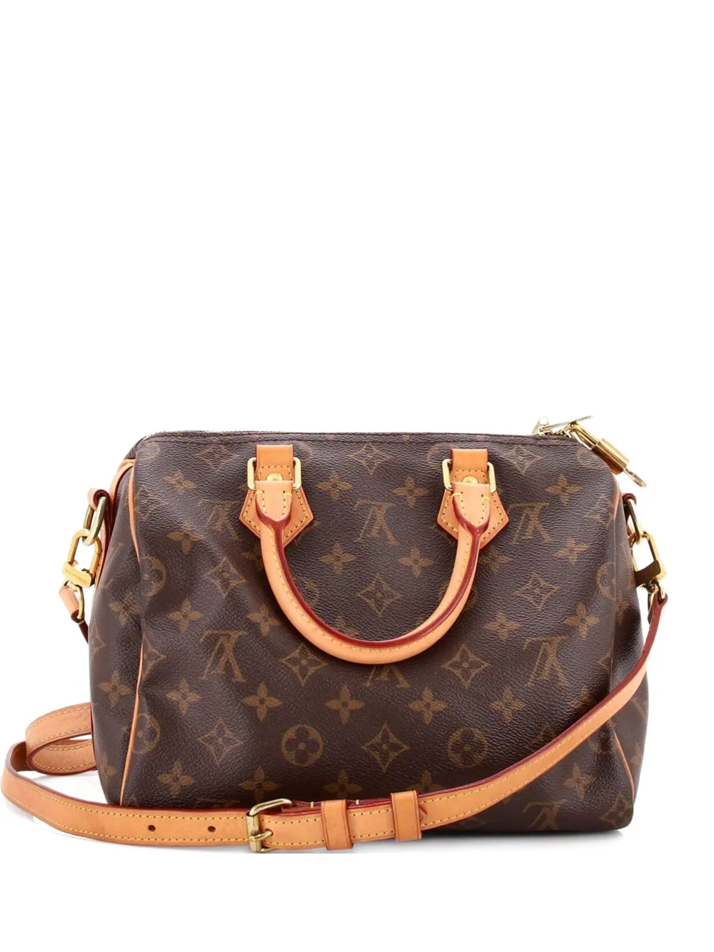 Louis Vuitton Pre-Owned Speedy Bandouliere Bag Monogram Canvas 25 satchel - Marrone