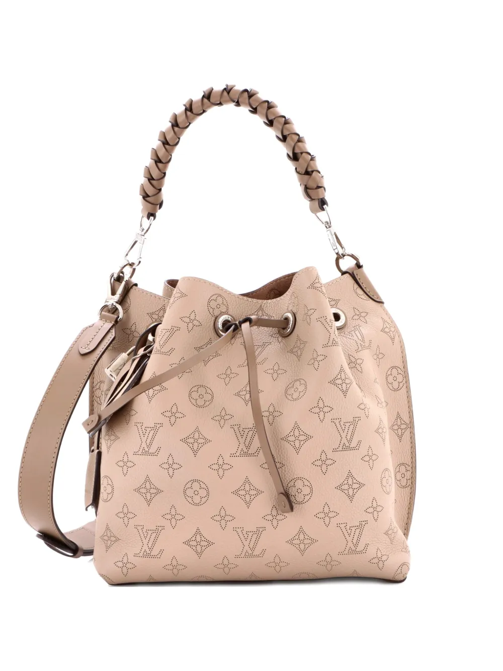 Louis Vuitton Pre-Owned Muria Mahina Leather bucket bag - Toni neutri