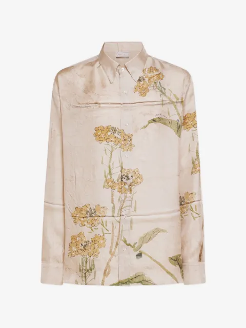 Pierre-Louis Mascia Aloe floral-print button-up shirt