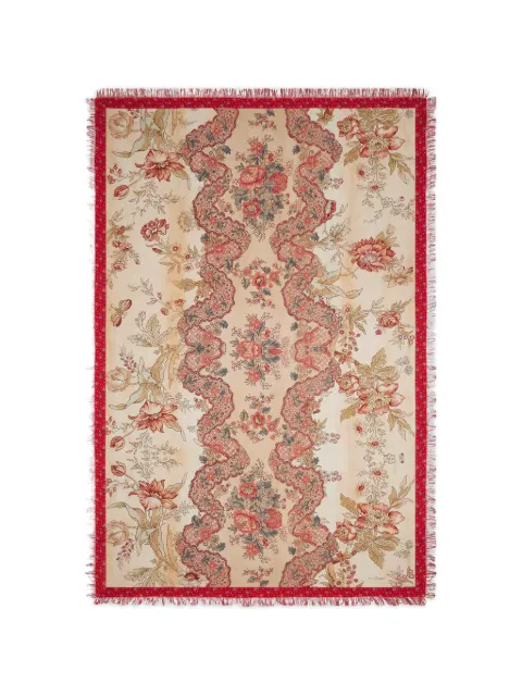 Pierre-Louis Mascia écharpe Aloeuw en soie à franges