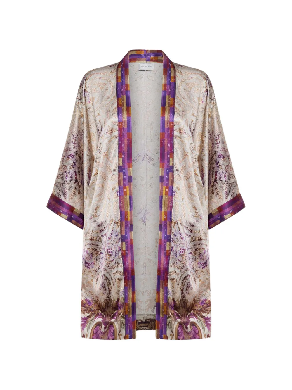 Pierre-Louis Mascia paisley print silk coat - Toni neutri