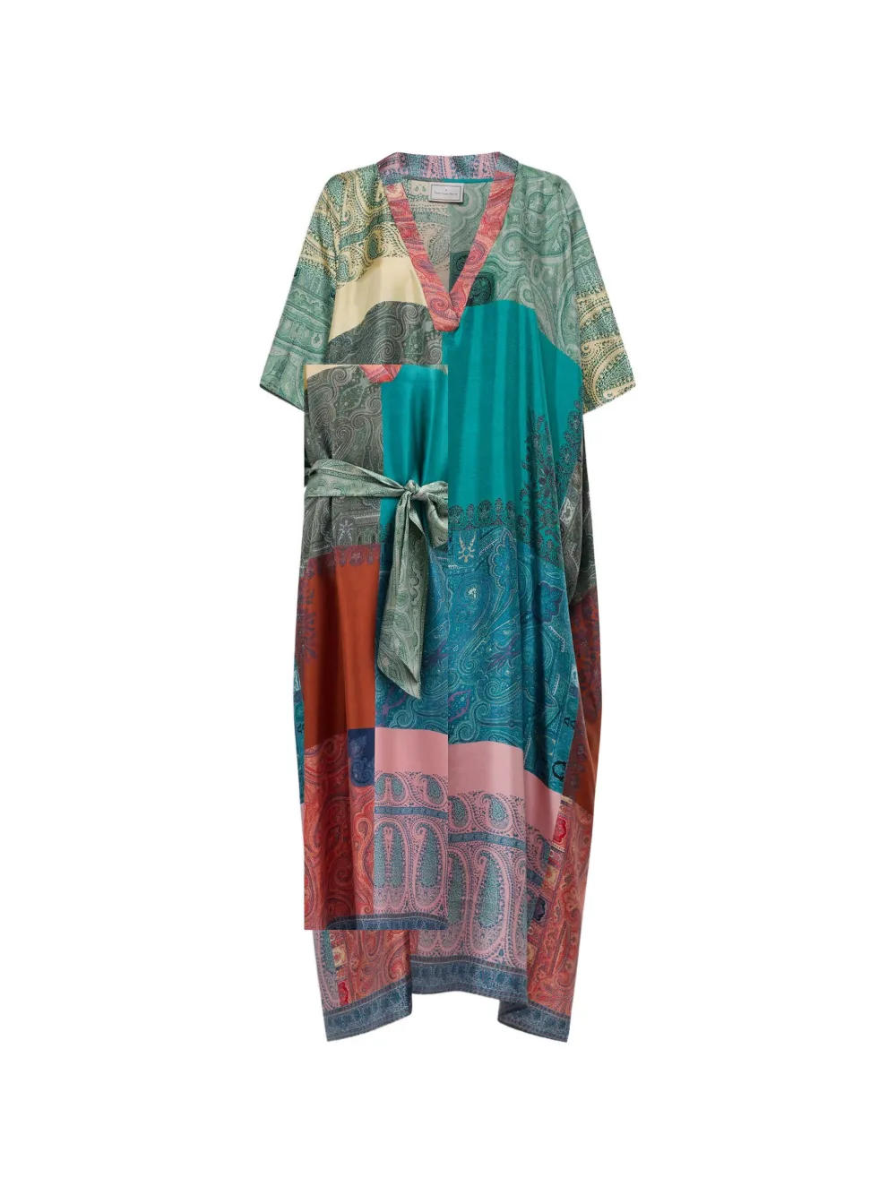 Pierre-Louis Mascia Aloe geometric-print dress - Rosso