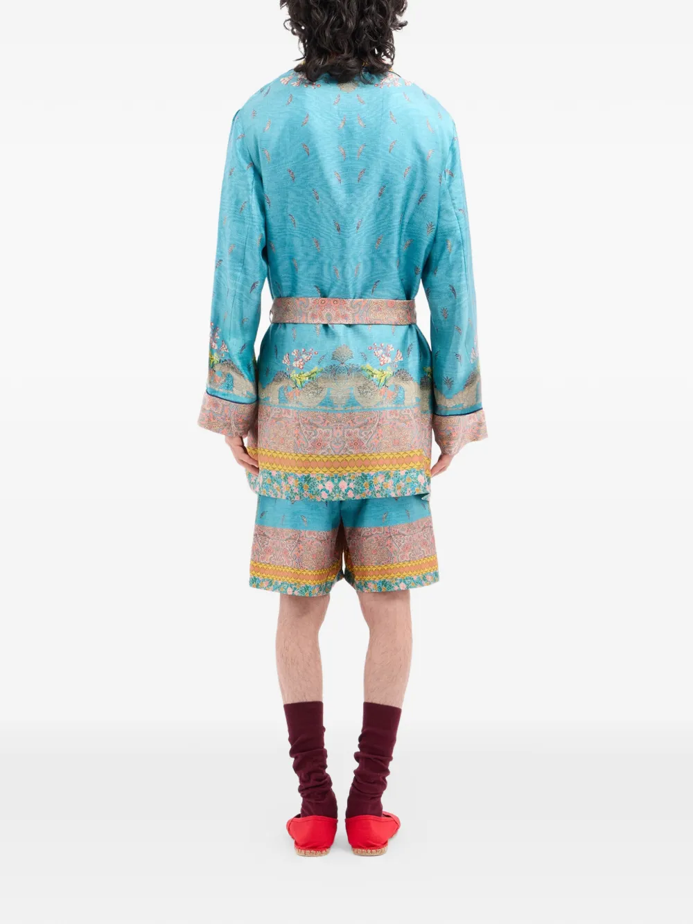 Pierre-Louis Mascia Aloe jas met paisley-print Blauw