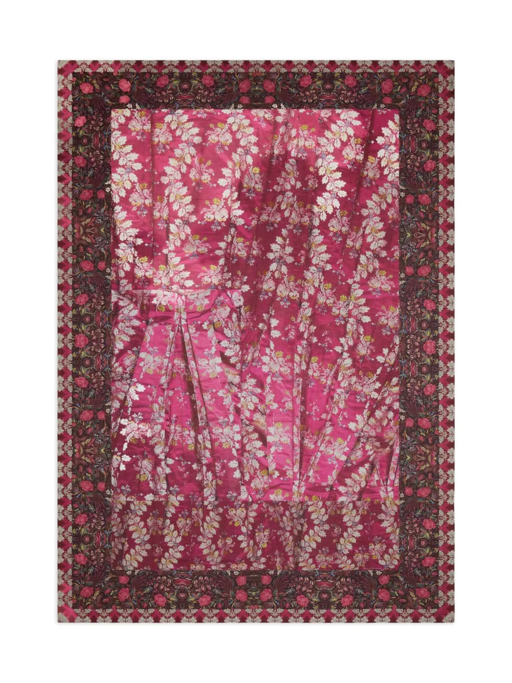 Pierre-Louis Mascia Hawnbci floral-print shawl scarf - Rosa