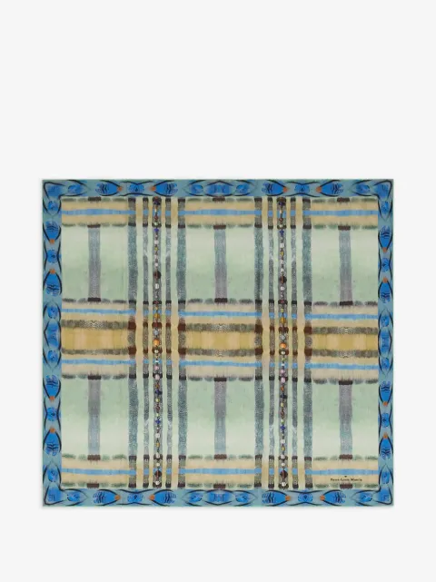 Pierre-Louis Mascia Aloeuw silk bandana scarf