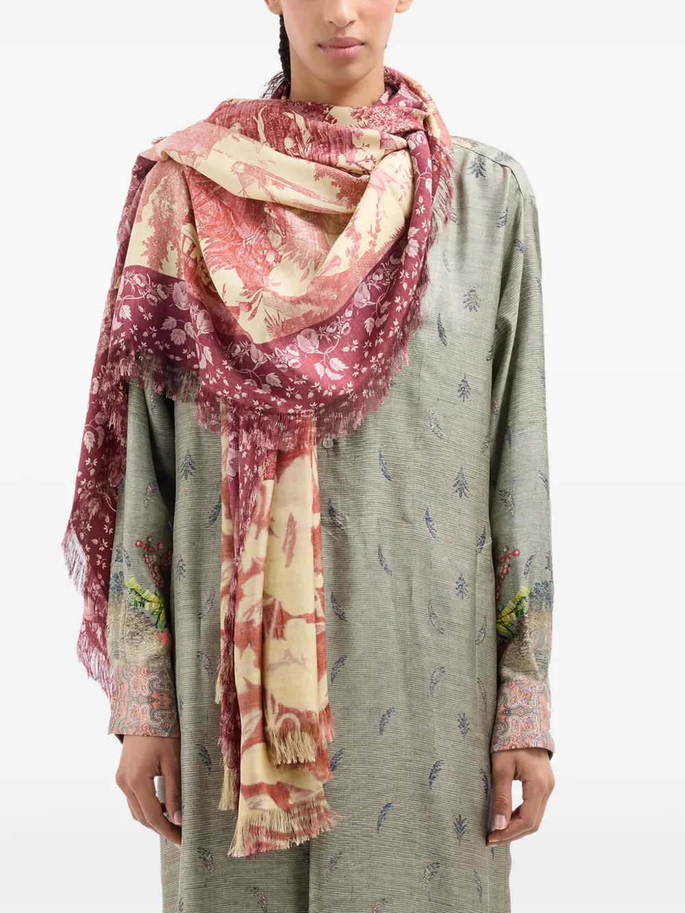 Aloeuw Patterned Scarf