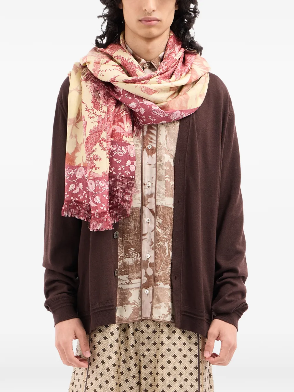 Aloeuw Patterned Scarf