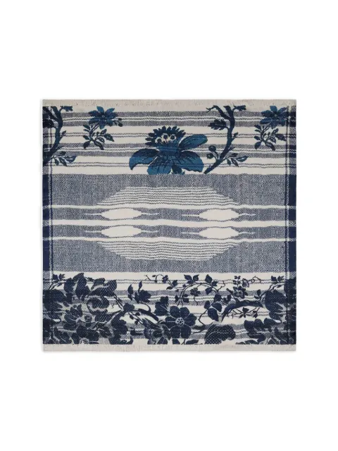 Pierre-Louis Mascia Molare floral-geometric scarf