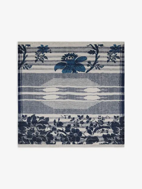 Pierre-Louis Mascia Molare floral-geometric scarf