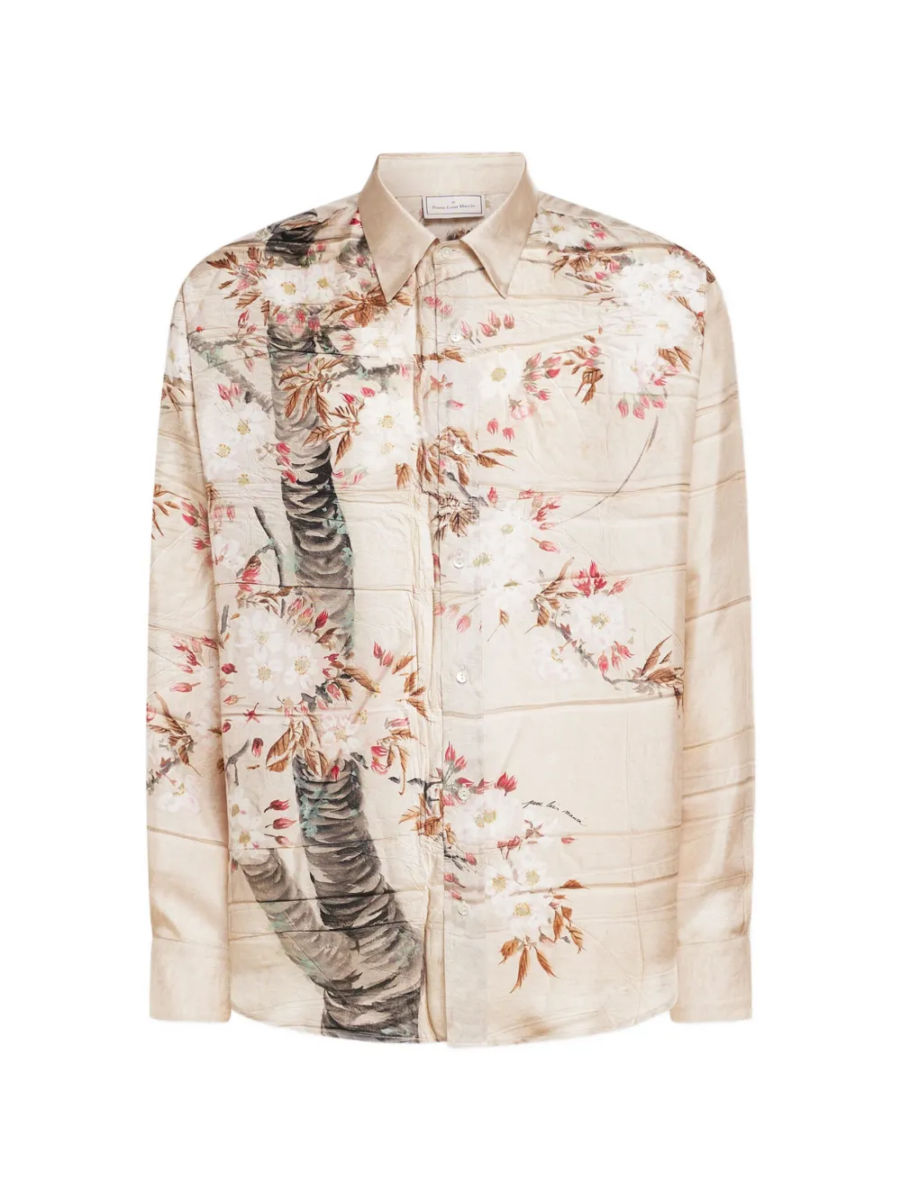 Pierre-Louis Mascia Aloe long-sleeve shirt - Toni neutri