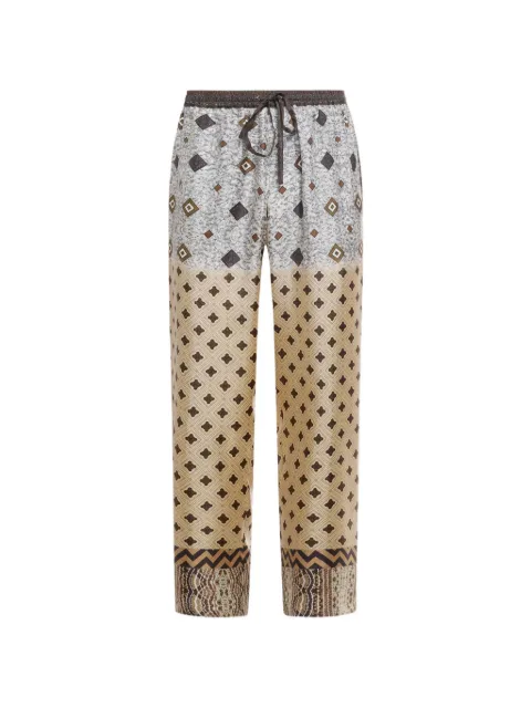 Pierre-Louis Mascia Aloe geometric trousers