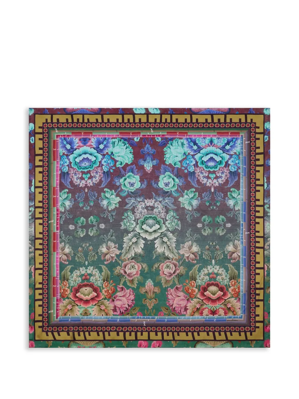 Pierre-Louis Mascia floral-print scarf - Verde