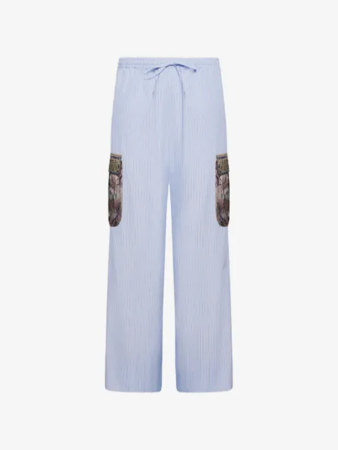 Pierre-Louis Mascia Alomhi pinstripe-pattern trousers