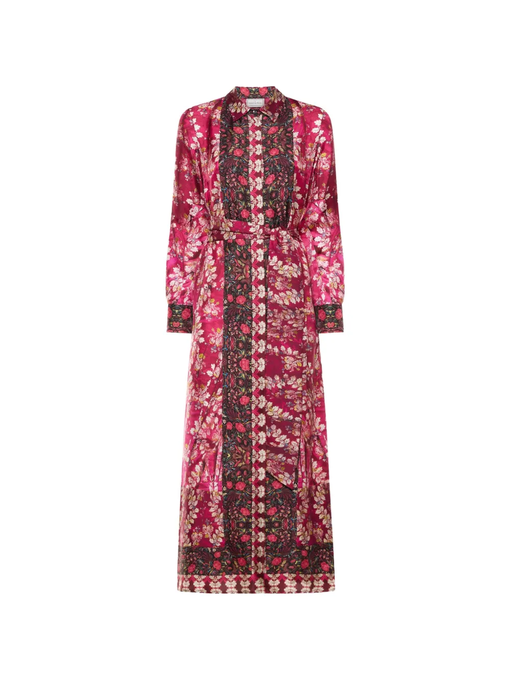 Pierre-Louis Mascia floral-pattern midi dress - Rosa