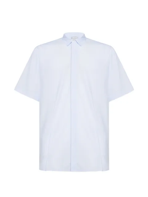 Pierre-Louis Mascia point collar geometric shirt