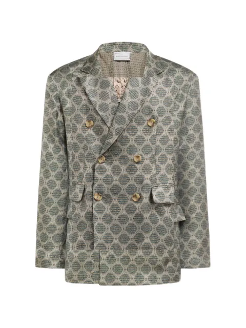 Pierre-Louis Mascia Blazer com padronagem geométrica