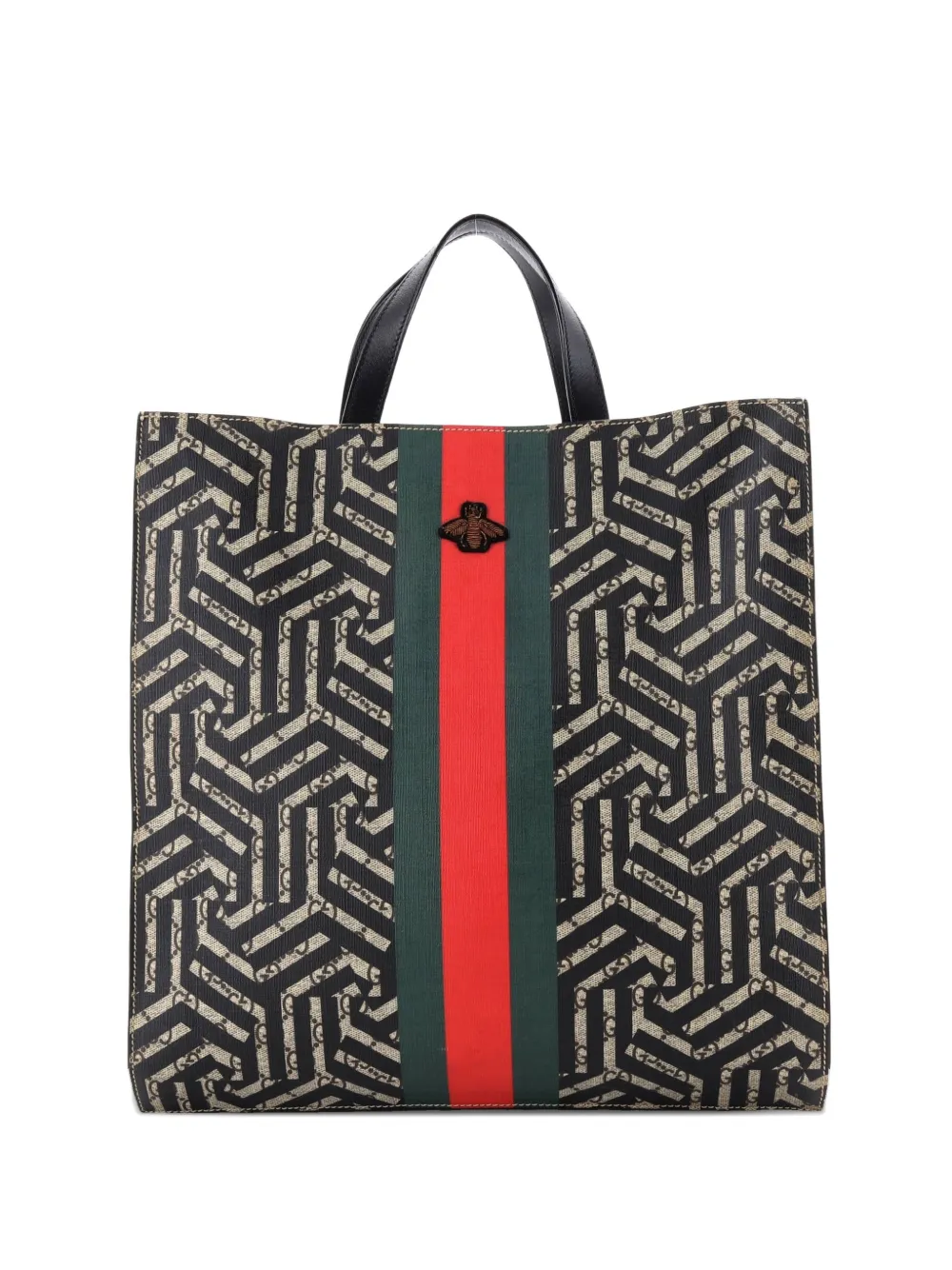 Gucci Pre-Owned Convertible Soft Open Caleido GG Coated Canvas tote bag - Marrone