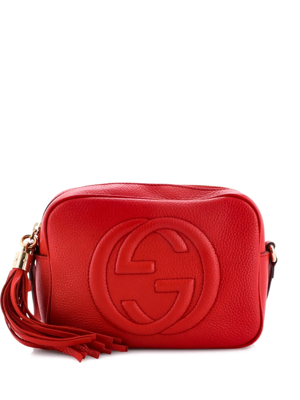 Gucci Pre-Owned Soho Disco Leather Small crossbody bag - Rosso