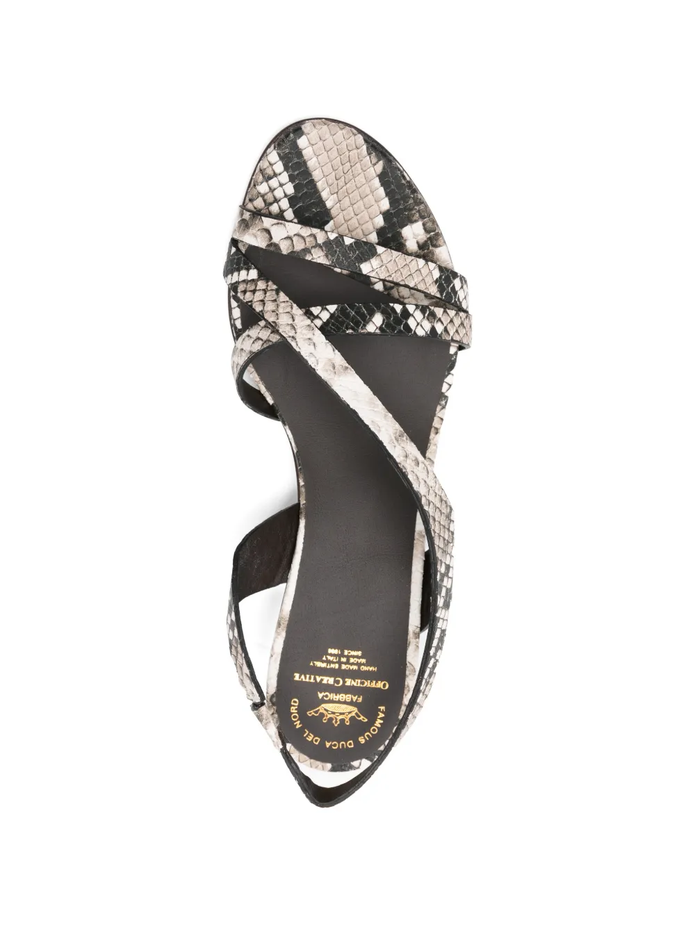 Officine Creative Angie sandalen met hak Beige