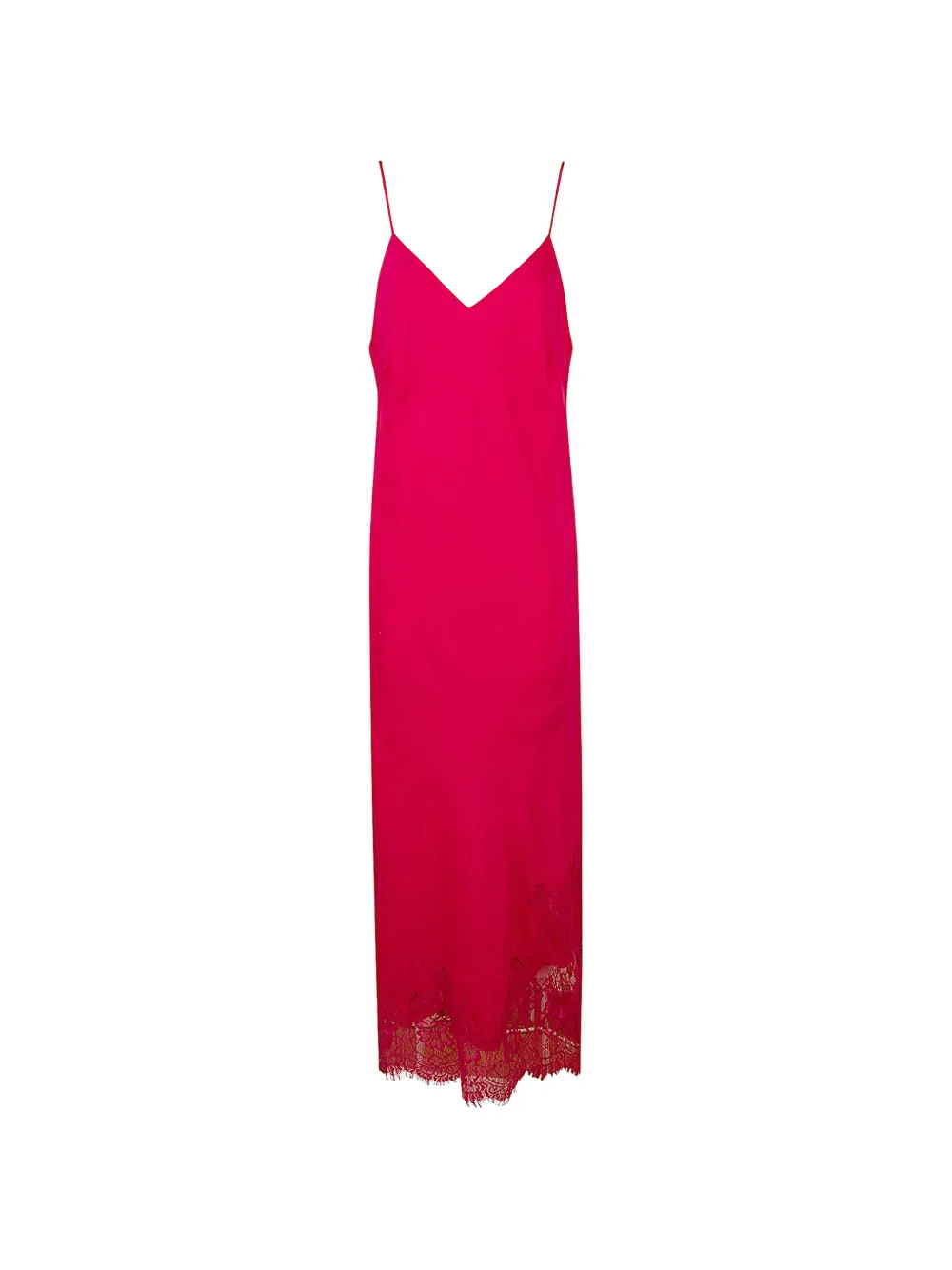 Gold Hawk lace-trim silk dress - Rosa