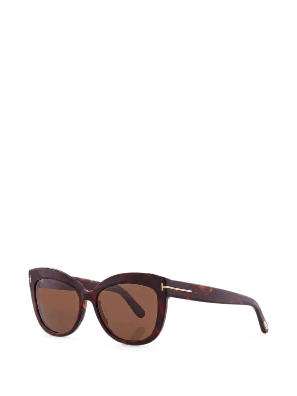 TOM FORD Eyewear Zonnebril met cat-eye montuur Rood