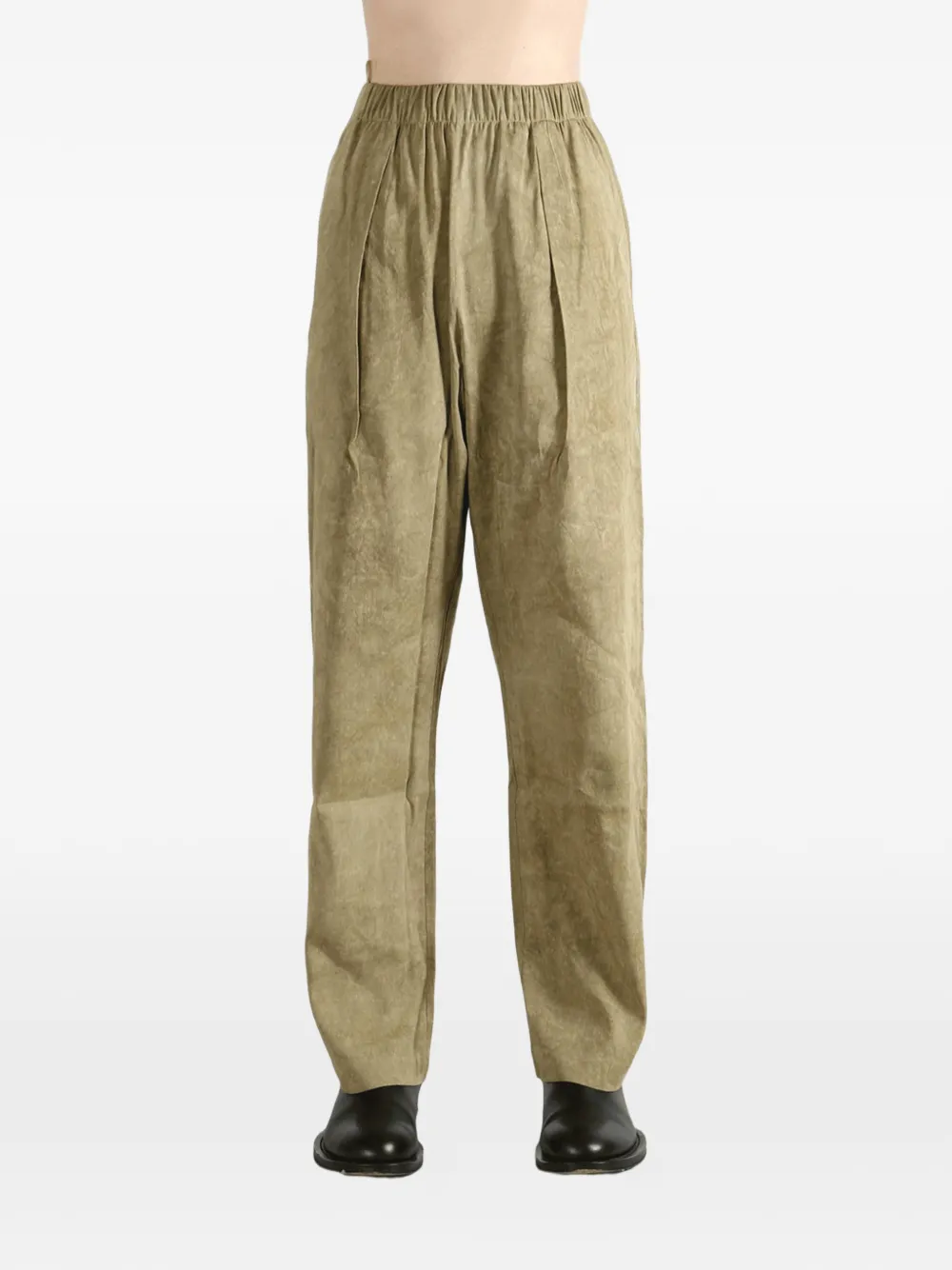 Cortana Cassian pleated trousers Groen