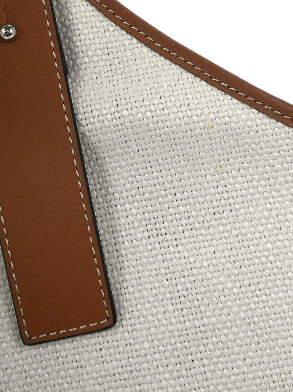 2018 Leather Handle Balloon Tote Bag