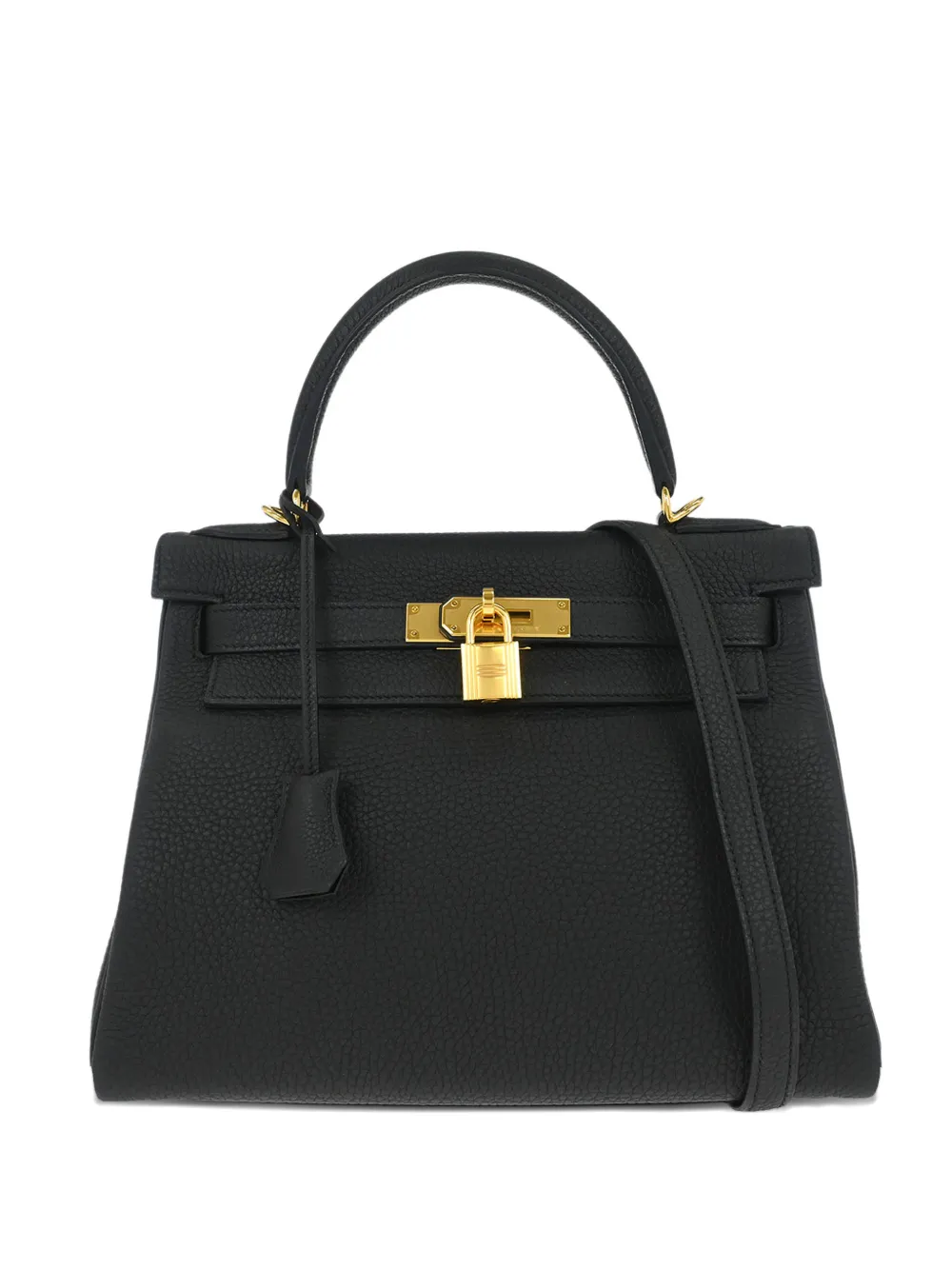 Hermès Pre-Owned Borsa tote Kelly Retourne 28 in pelle 2019 - Nero