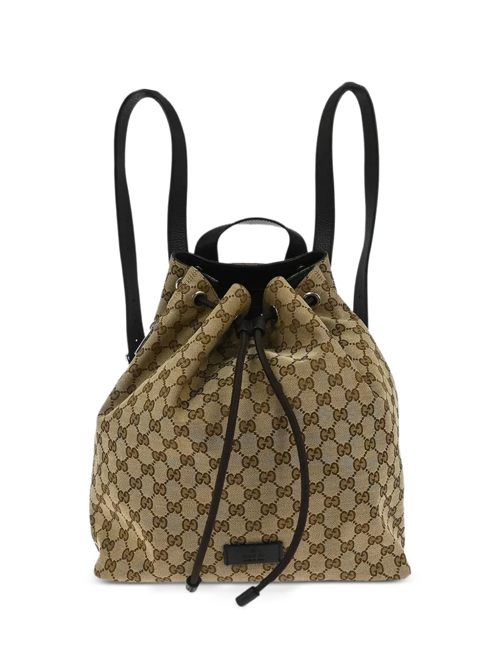 Gucci Pre-Owned 1990-2000s gg drawstring backpack - Toni neutri