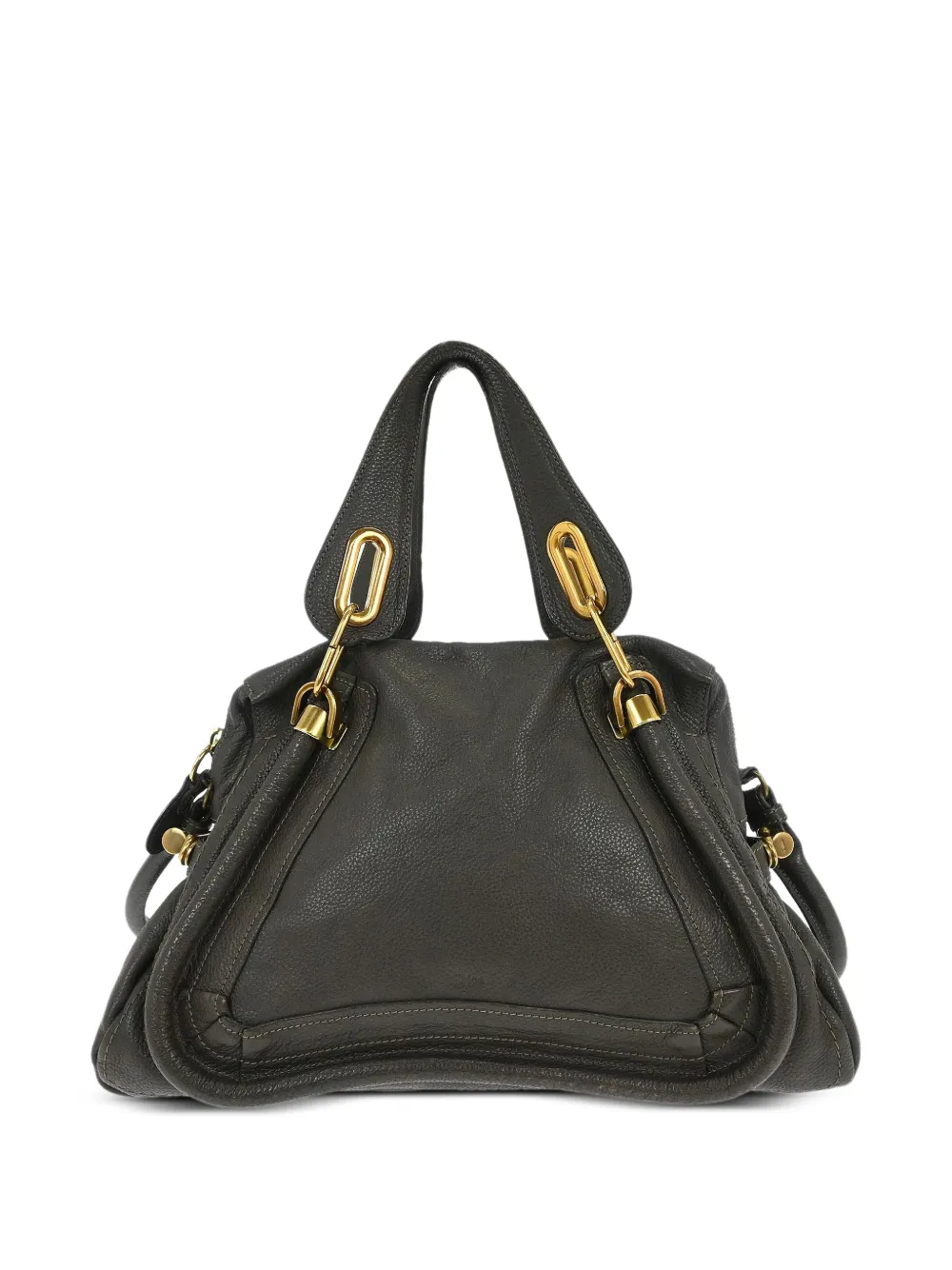 Chloé 2011 paraty leather tote bag - Braun