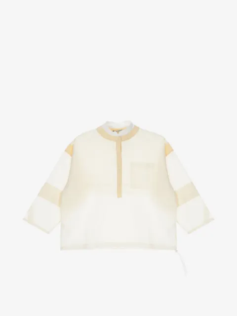 SAMUEL GUÌ YANG blus med panel