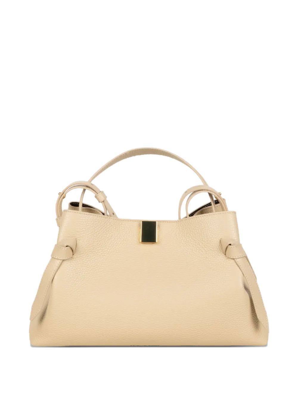 Yuzefi mini Gyoza top-handle tote bag - Toni neutri