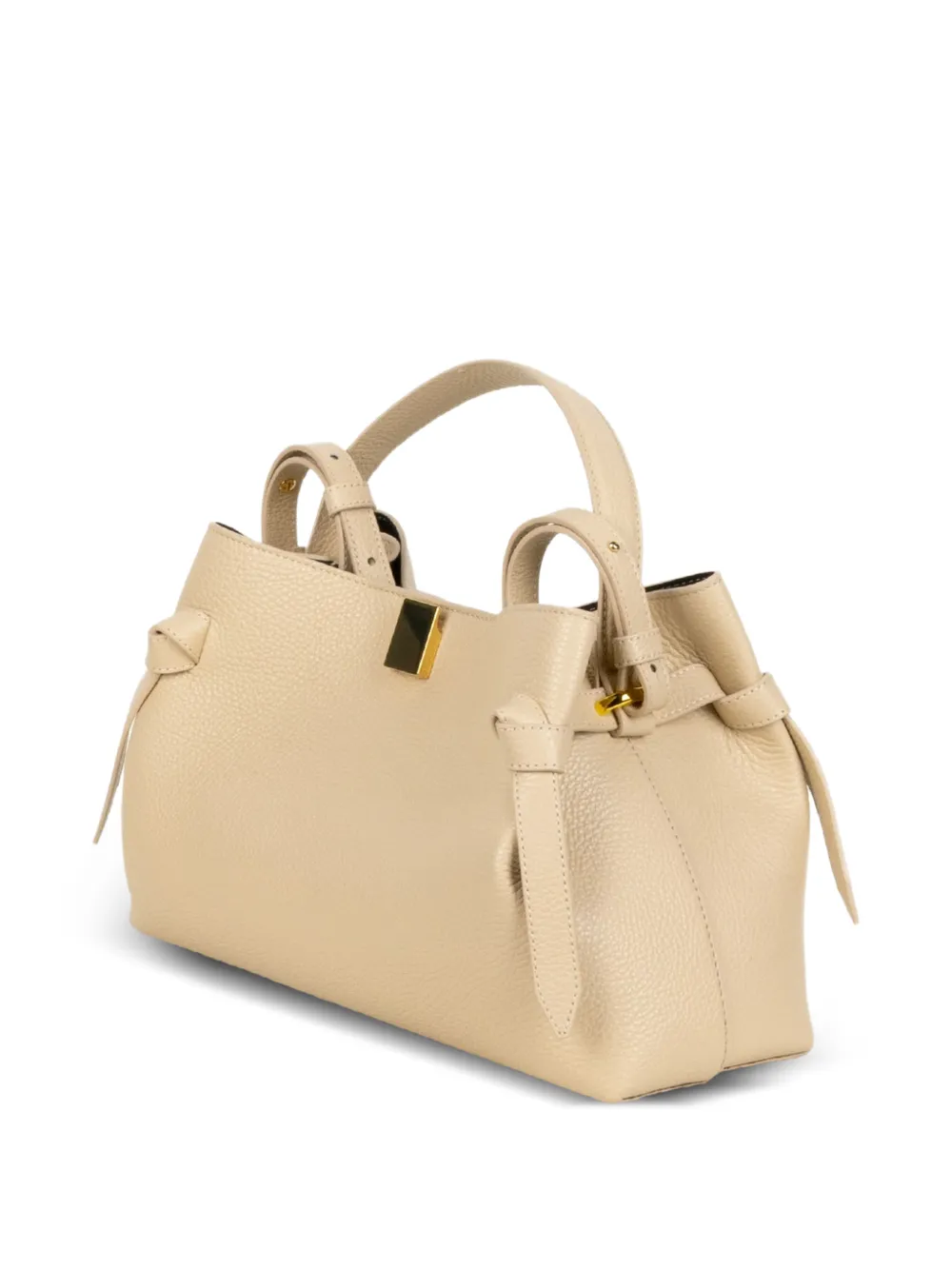  Yuzefi Mini Gyoza Top-handle Tote Bag - Neutrals 