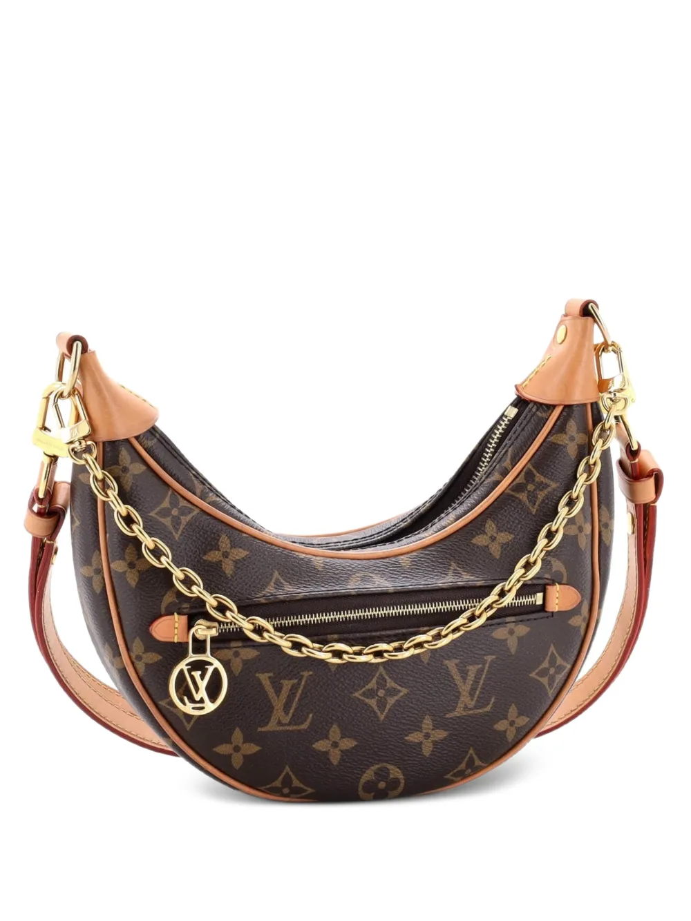 Loop Handbag Monogram Canvas Hobo Bag