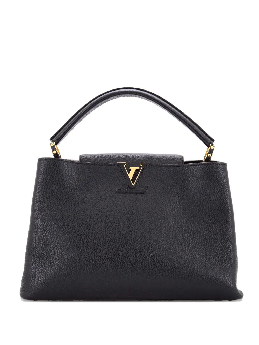 Louis Vuitton Pre-Owned Capucines Bag Leather MM satchel - Nero