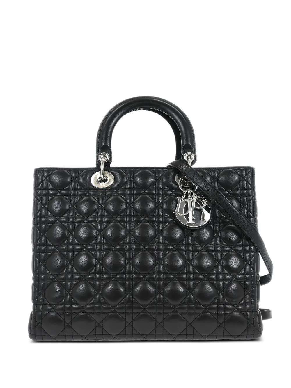 Christian Dior Pre-Owned 2010 cannage 2way tote bag - Schwarz