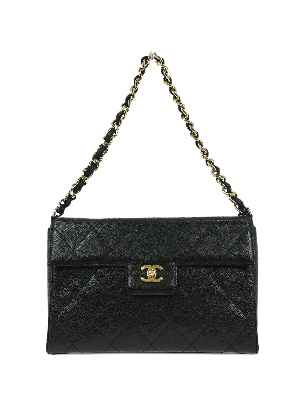 CHANEL Pre-Owned 2000 quilted chain shoulder bag - Nero