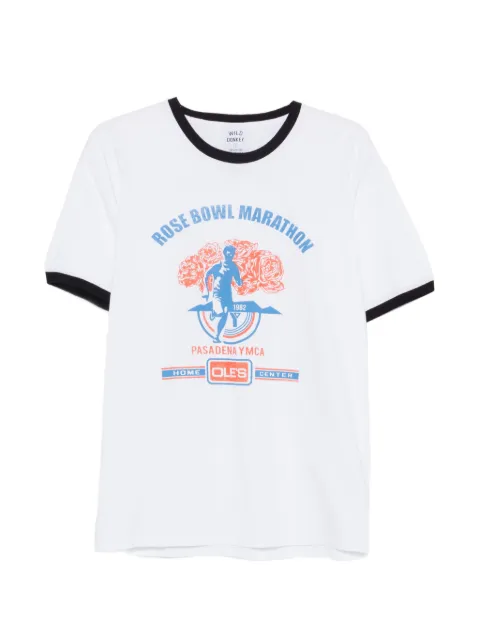 Wild Donkey print crew-neck T-shirt