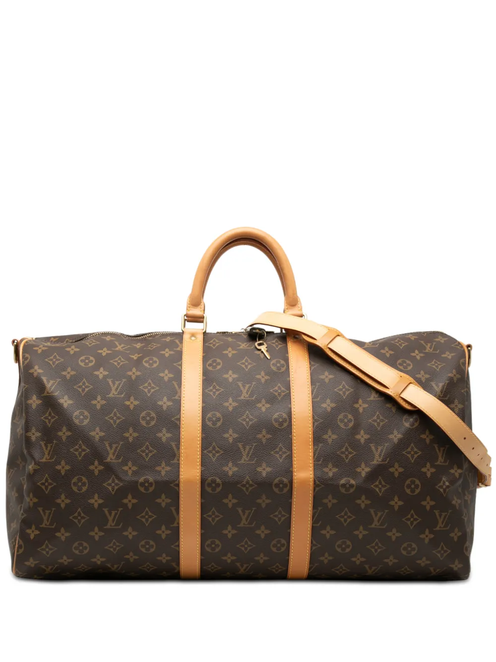 Louis Vuitton Pre-Owned 1996 Monogram Keepall Bandouliere 55 travel bag - Marrone