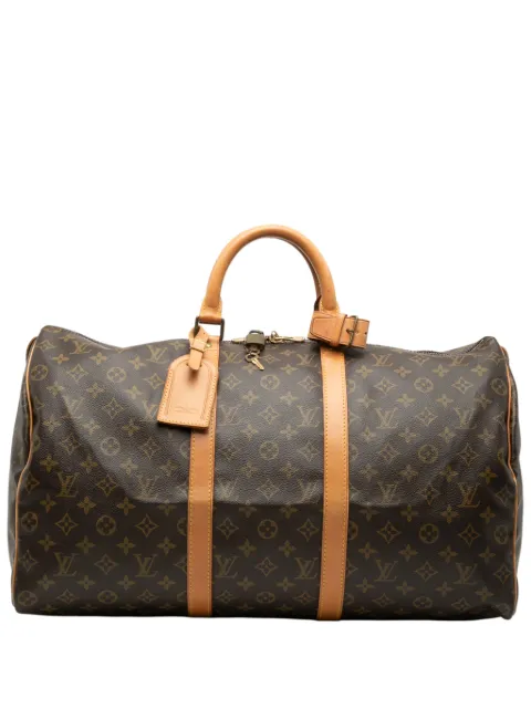 Louis Vuitton Pre-Owned Monogram Keepall 50 旅行包（1992年典藏款）